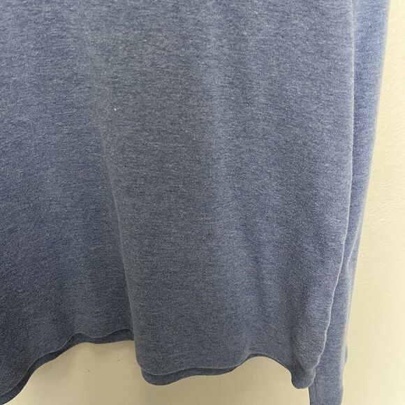 Croft & Barrow | Let It Snow Sequin Snowflake Long Sleeve Top Large Blue Gold - Picture 6 of 6